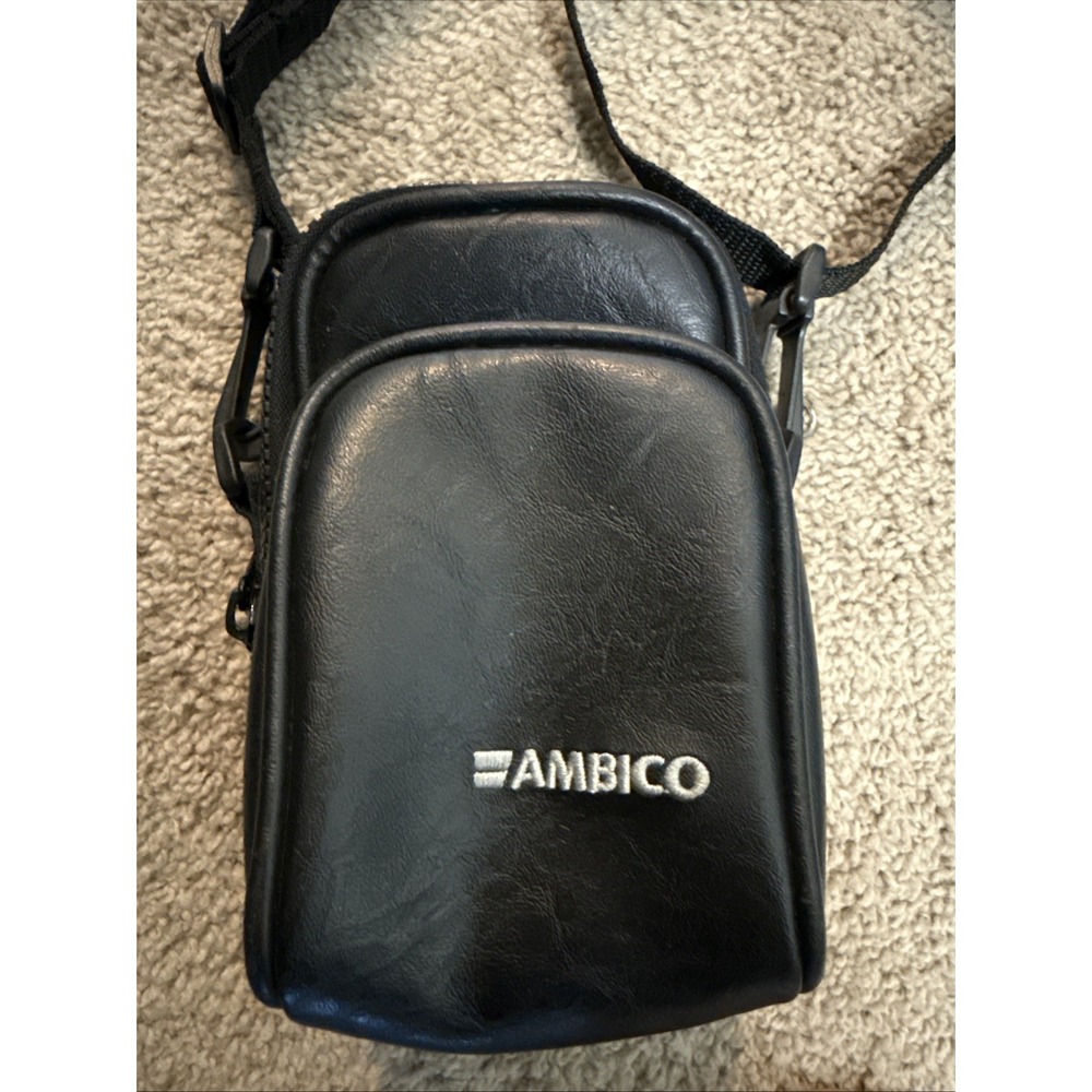 AMBICO‎ POINT & SHOOT COMPACT POUCH BAG MULTIPLE COMPARTMENTS W/ SHOULDER STRAP